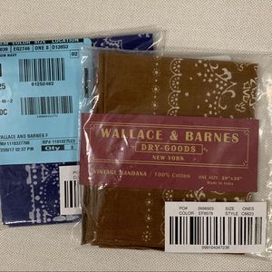 Wallace and Barnes Bandanas Set
